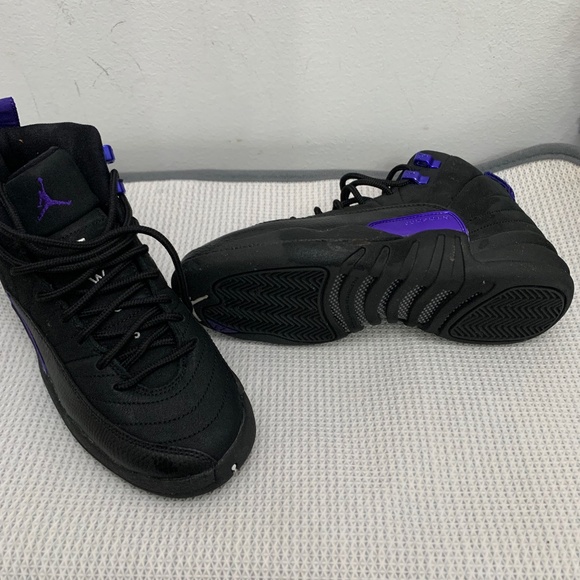 Retro Jordan 12 Retro Black Dark Concord - Picture 1 of 3